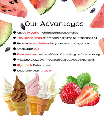 ISO Food Flavors Oil For Fresh Cream Biscuit Flavor Aroma Flavouring For Bake Foods